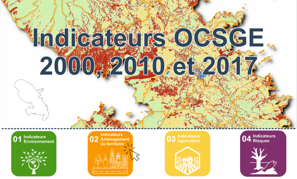 L’OCSGE au service de l’observatoire cartographique de la Martinique